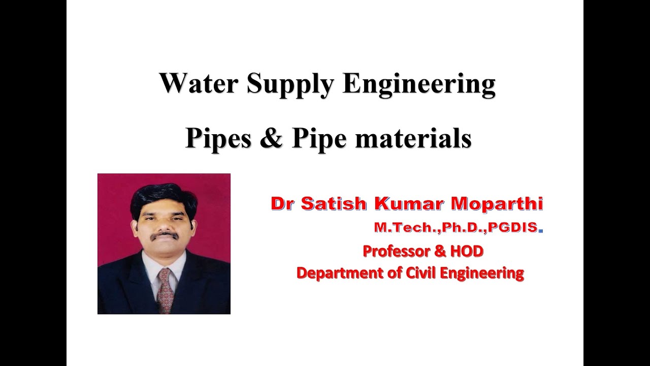 Pipes & Pipe materials