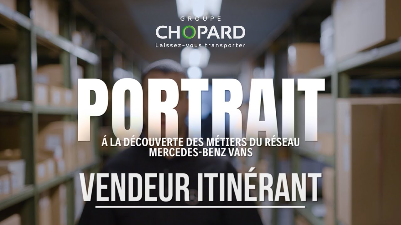 Portraits : Mathieu, Commercial Itinérant Mercedes-Benz
