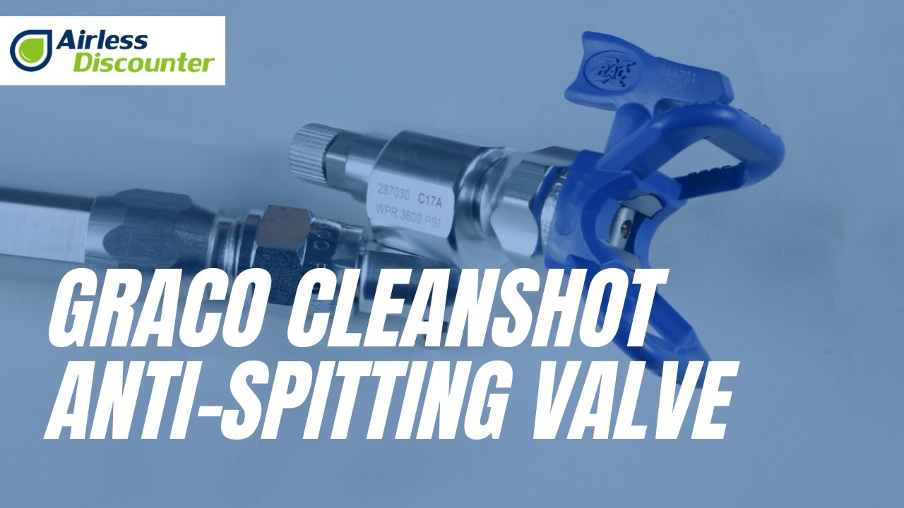 Graco CleanShot Anti-spitting Valve - Finding the Correct Setting