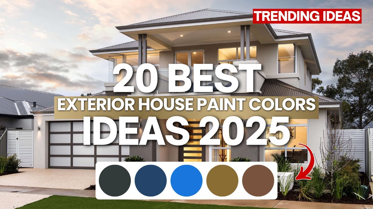 20 Best Exterior House Paint Colors for 2026 | Trending Ideas  house paint color design