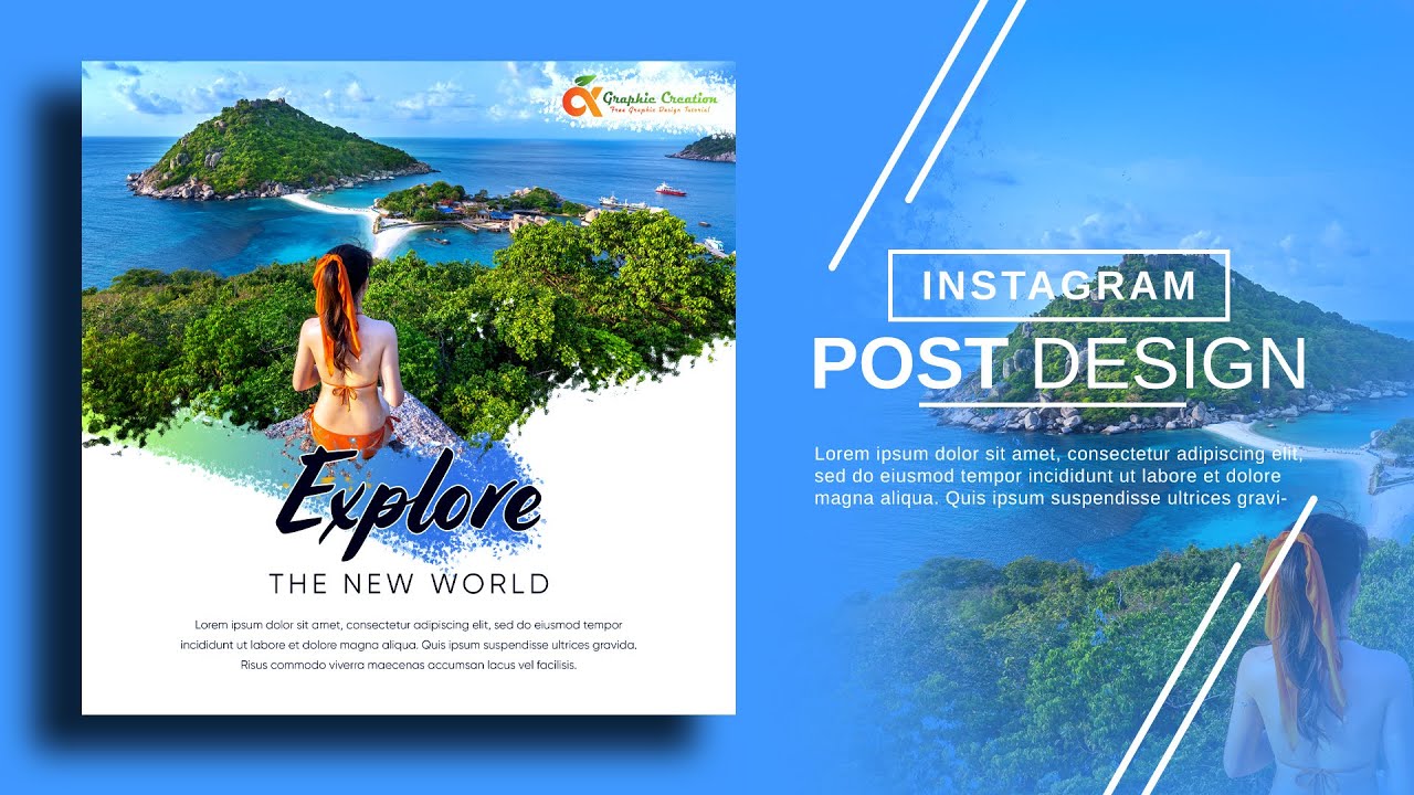 Social Media Post Design || Adobe Photoshop Tutorial