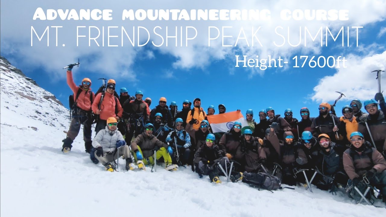 AMC-212 ||🇮🇳MT FRIENDSHIP PEAK SUMMIT(Everyone Waits For This Day😍) (ABVIMAS MANALI) Height-17600ft