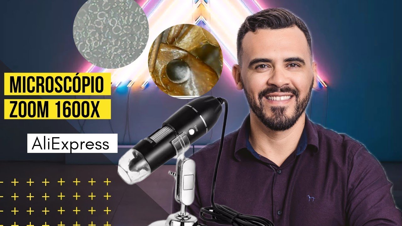 Microscópio digital 1600x, dá pra ver bactérias?