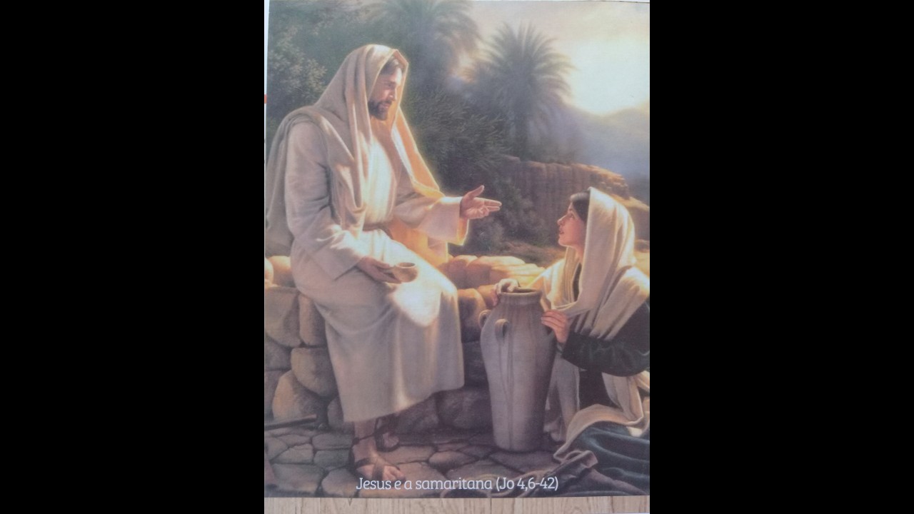 O encontro de Jesus e a samaritana.