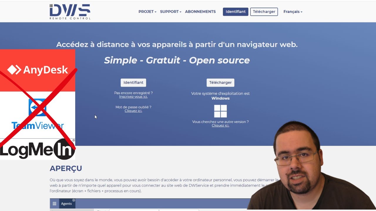 DWS l'alternative gratuite &agrave; teamviewer, anydesk, logmein...