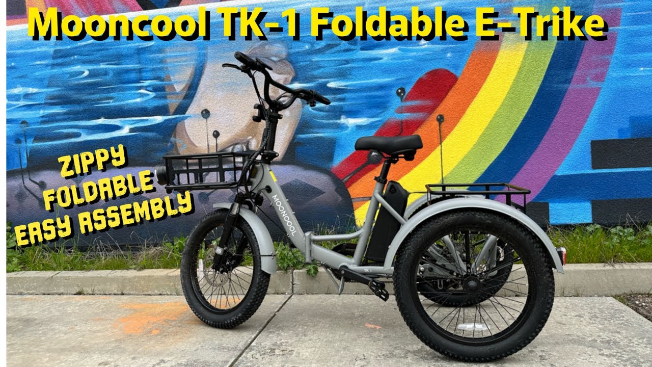 MOONCOOL TK-1 FOLDABLE E-TRIKE! (VERY ZIPPY AND FUN)