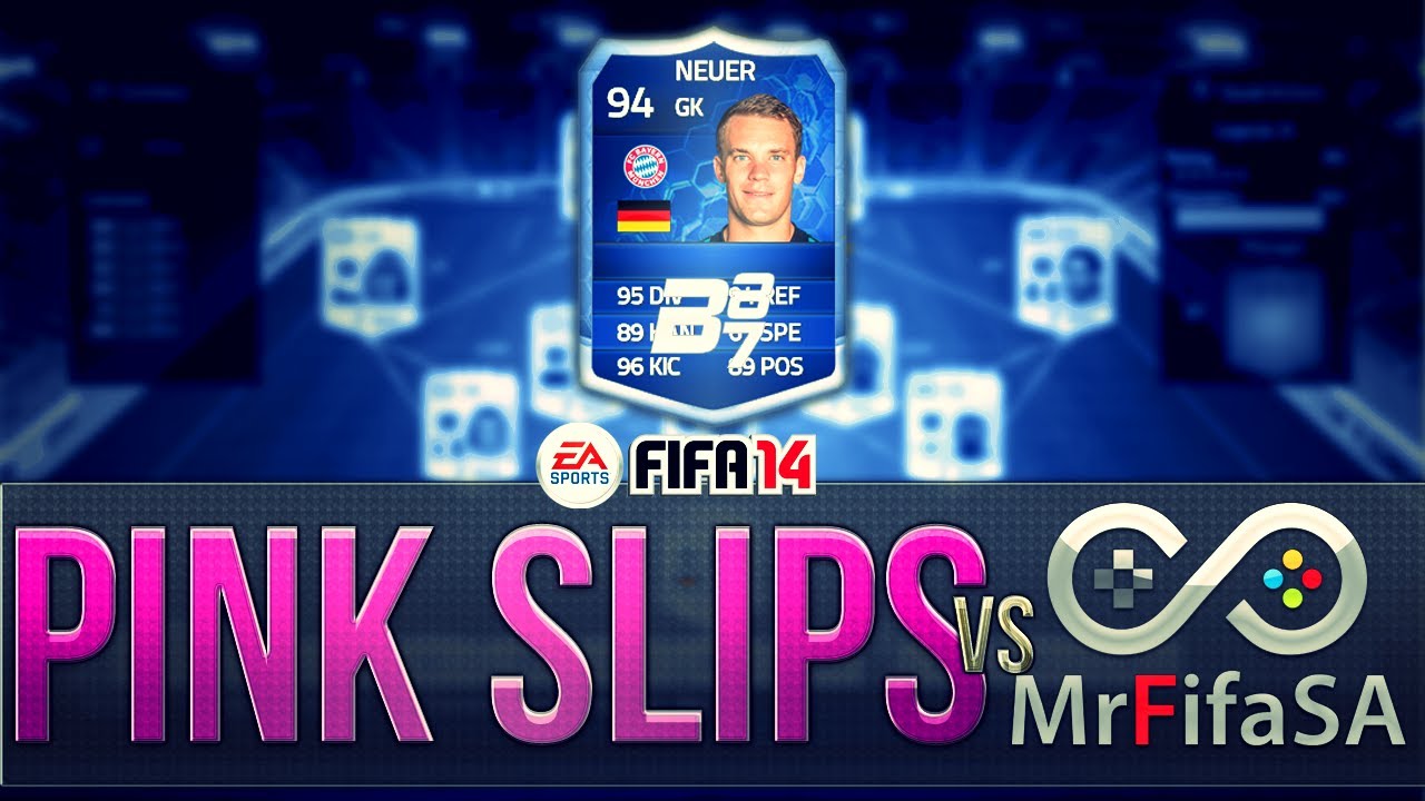 PINKSLIPS vs MrFifaSA | TEAM OF THE YEAR NEUER | FIFA 14 ULTIMATE TEAM TOTY