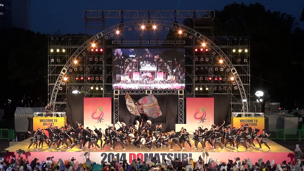 岐阜聖徳学園大学 柳　どまつり2014　前夜祭　久屋大通公園メインステージ