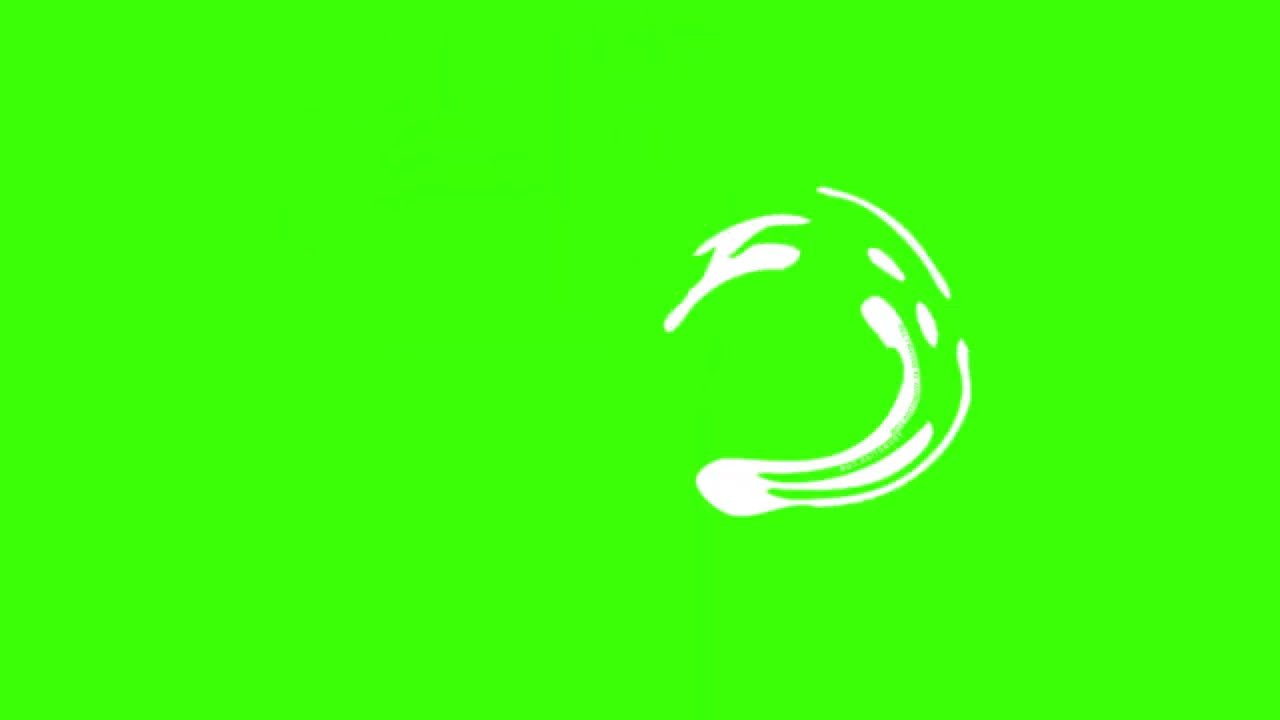 Liquid Circle Splash - 2D FX Animation on Green Screen