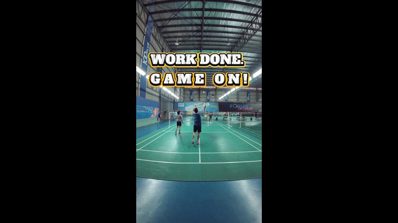After Work Badminton 🏸| Staying Active Together as a Team