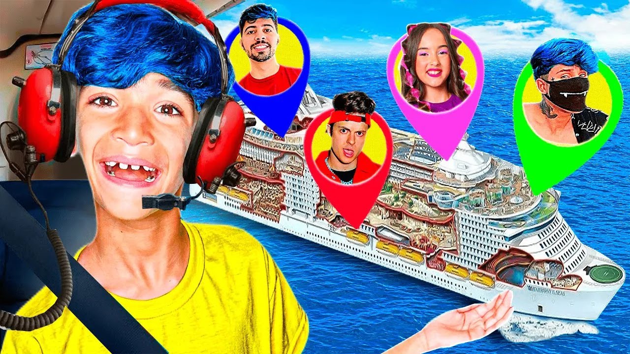 Encontrei O Enaldinho E O Lucas Neto No Navio! (Cruzeiro Dos YouTubers) 🛳️🌟📸