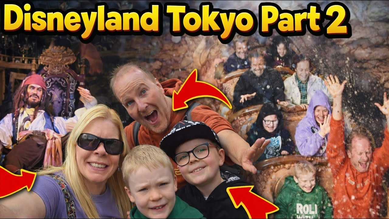 Disneyland Tokyo Theme Park Vlog Part 2  - Japan 2025