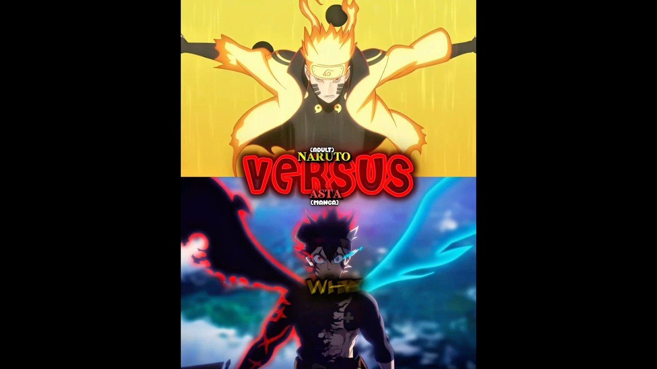 Why Naruto VS Asta isn&rsquo;t close #shorts