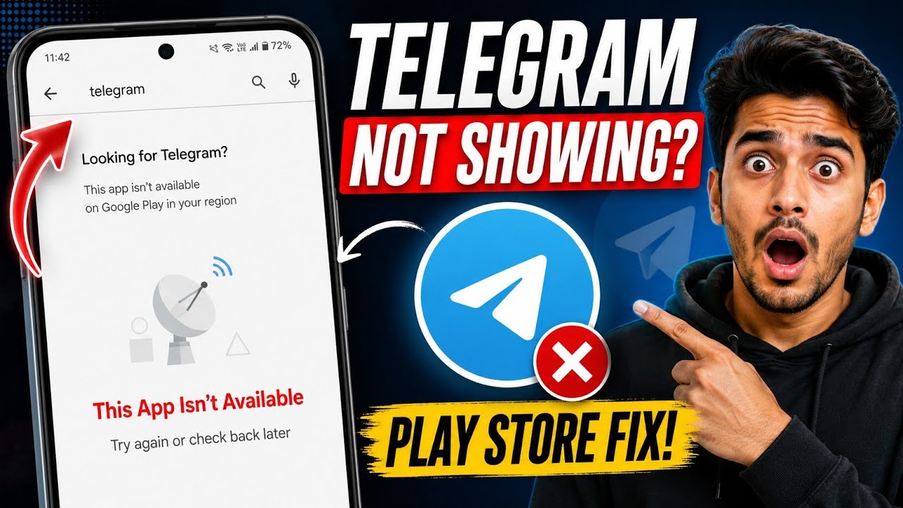 Telegram this app isn't available on Play Store problem | Telegram app not showing in Play Store