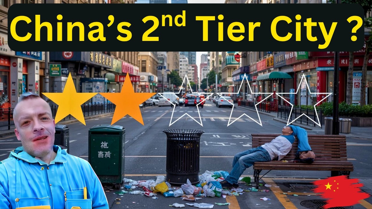 Shocking 2nd-Tier Chinese City Streets — Wenzhou’s Public Bins and City Center