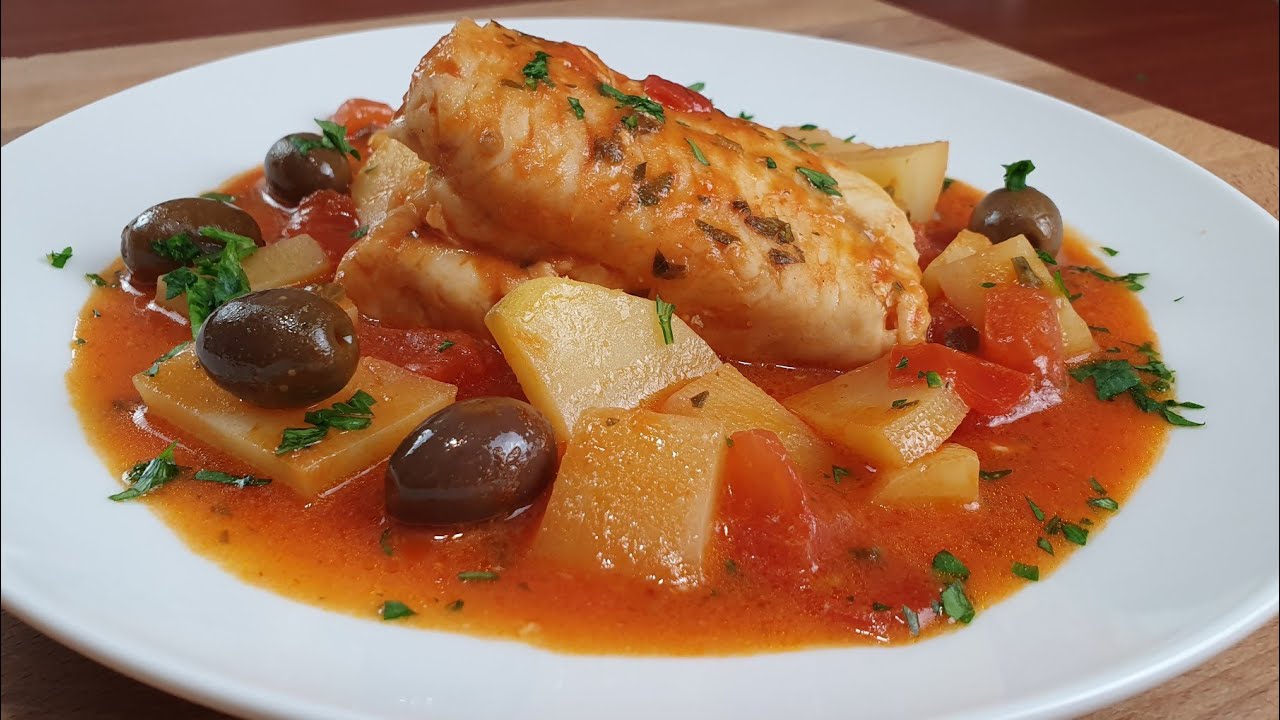 FILETTO DI MERLUZZO ALLA MEDITERRANEA BUONISSIMO E DELICATO | Mediterranean Cod Recipe