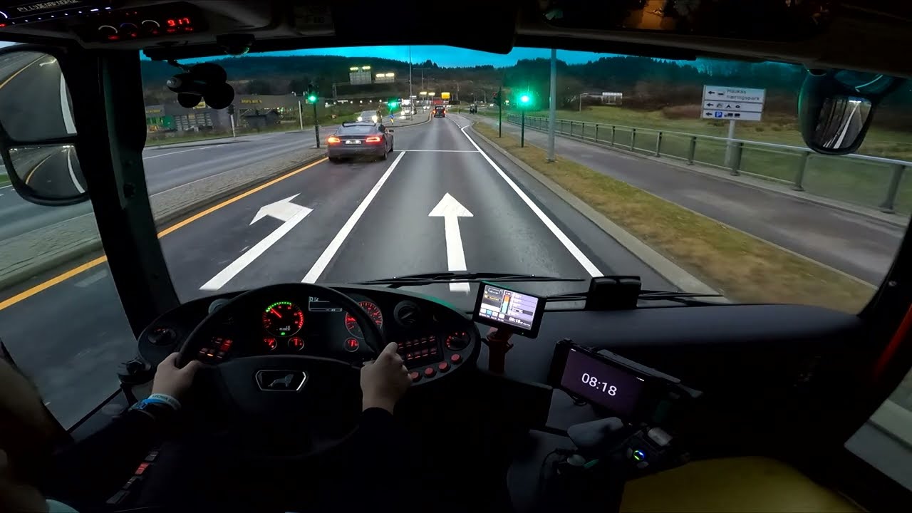 [Onboard] School Trip With 18 Meter MAN In Early Rush Hours!