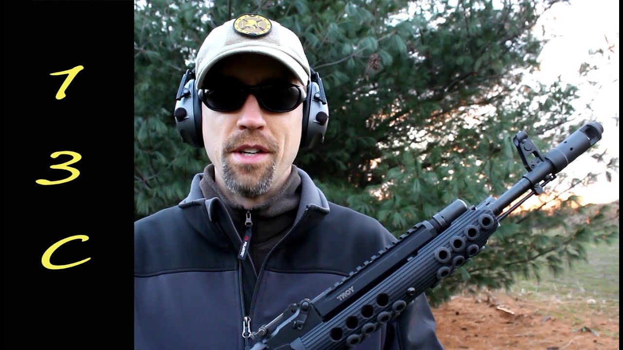 Обзор и тепловые испытания верхней и короткой нижней направляющей Troy AK47