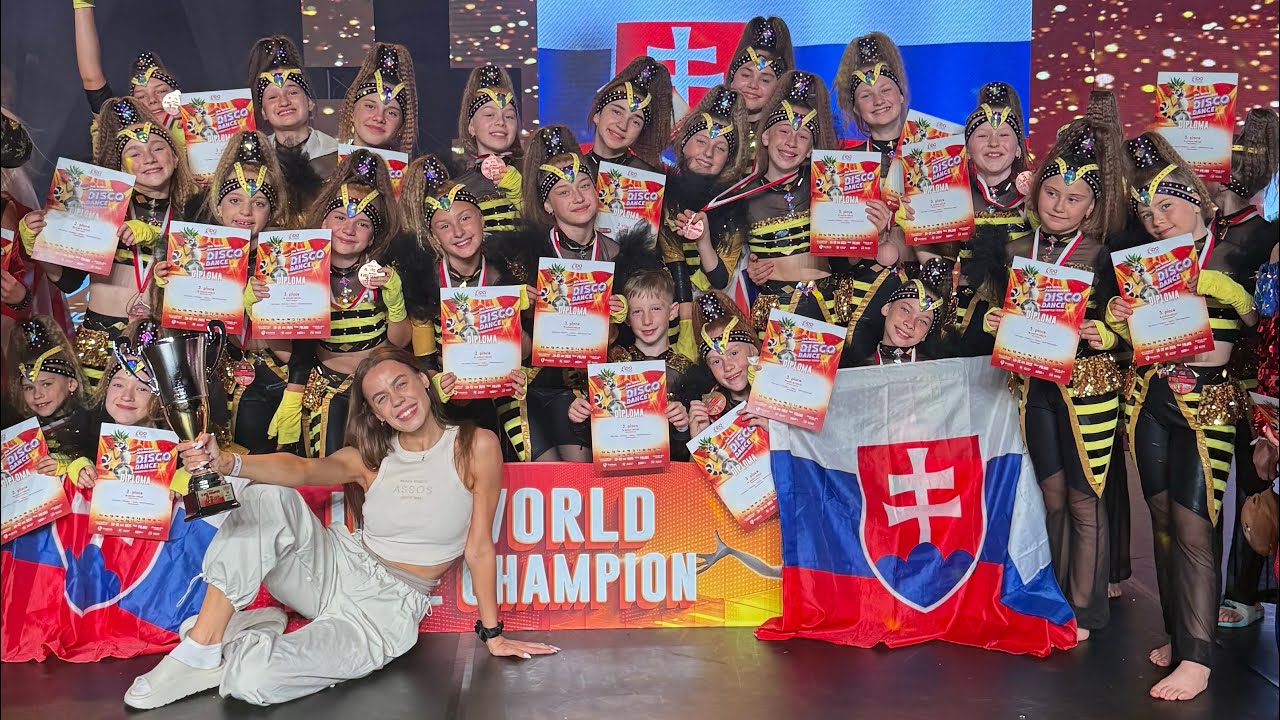 DISCO DANCE FORMATION CHILDREN 2025- SLOVAK CHAMPIONS+ II. VICE WORLD CHAMPIONS- Assos Nelux