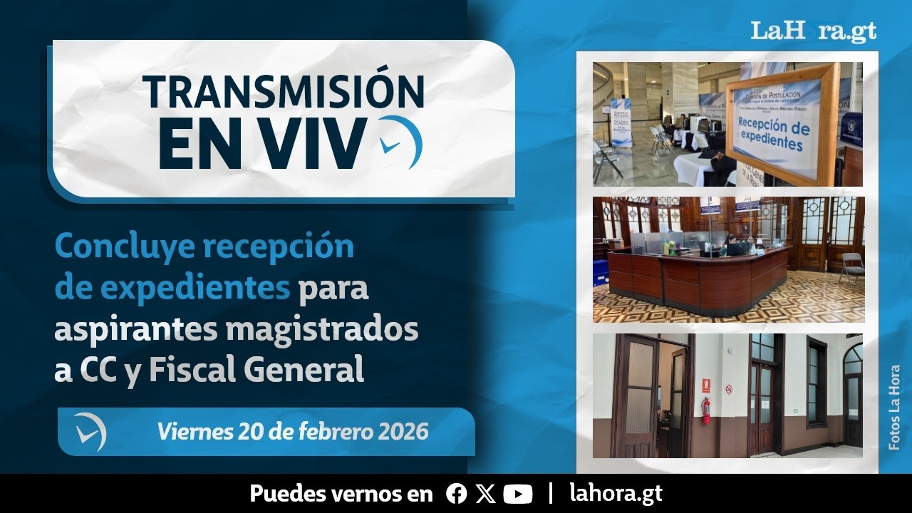En vivo: Concluye recepción de expedientes para aspirantes magistrados a CC y Fiscal General