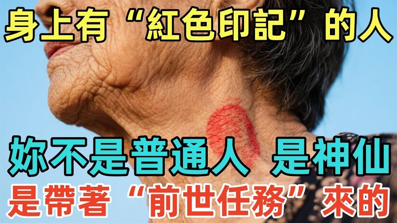 身上這部位有“紅色印記”的人註意！妳不是普通人，是神仙，是帶著“前世任務”來的！