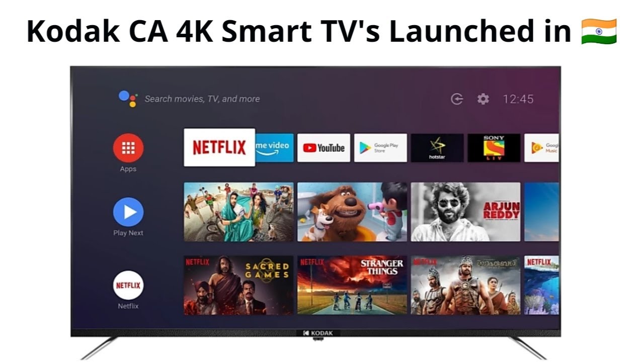 Kodak CA 4K Smart TV Series Launched in India || 🔥 Starting at @ 23,999 Rs