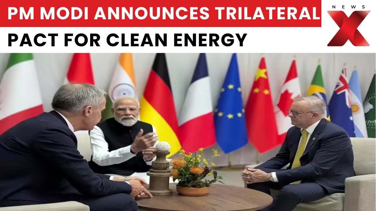 PM Modi Unveils Trilateral Tech Pact Strengthening Supply Chains and Clean Energy