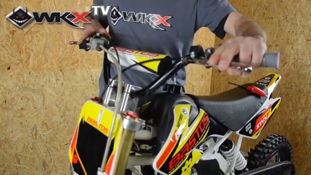 ATELIER WKX : Régler le poste de pilotage de son pit bike