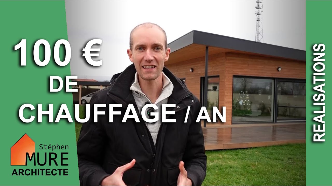 Cette maison consomme 100€ de chauffage par an