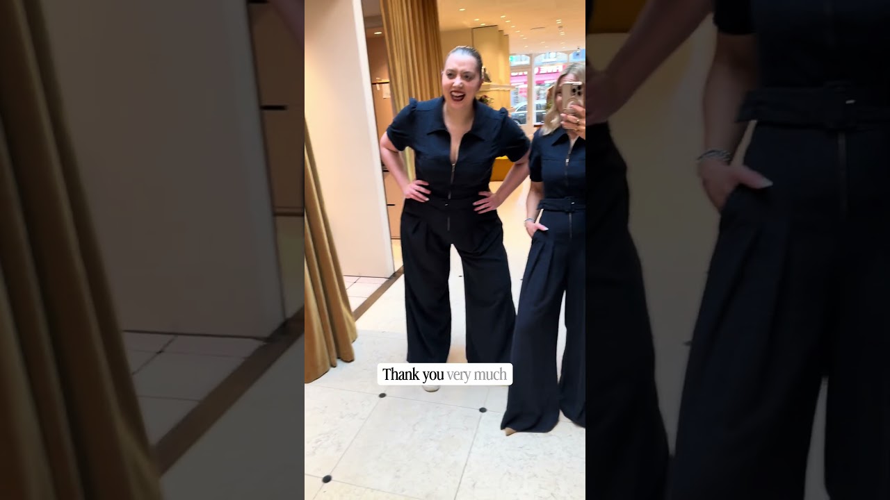 One jumpsuit, two different body shapes!