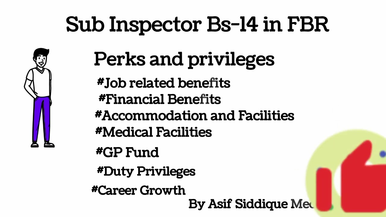 Sub Inspector BS-14 in FBR | Perks and privileges