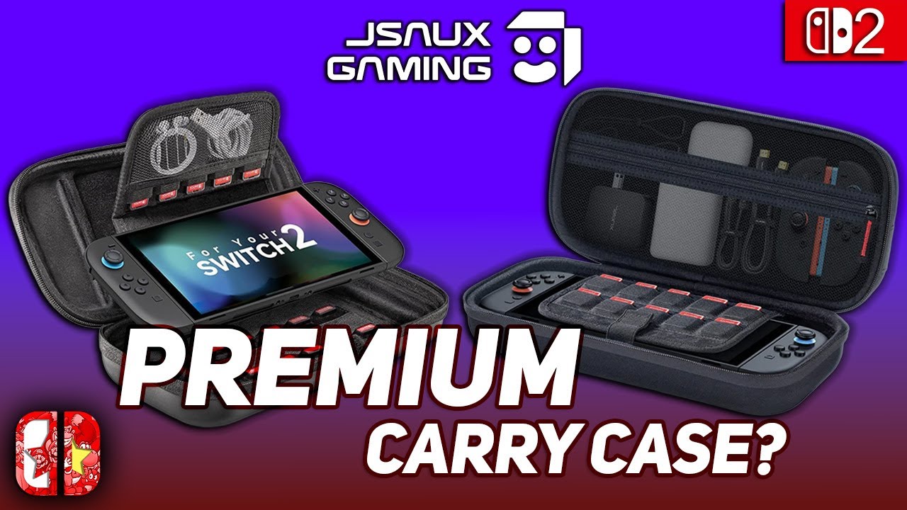 Чехлы для переноски JSAUX Switch 2 Hard Shell | Must-have для геймеров? Распаковка и обзор