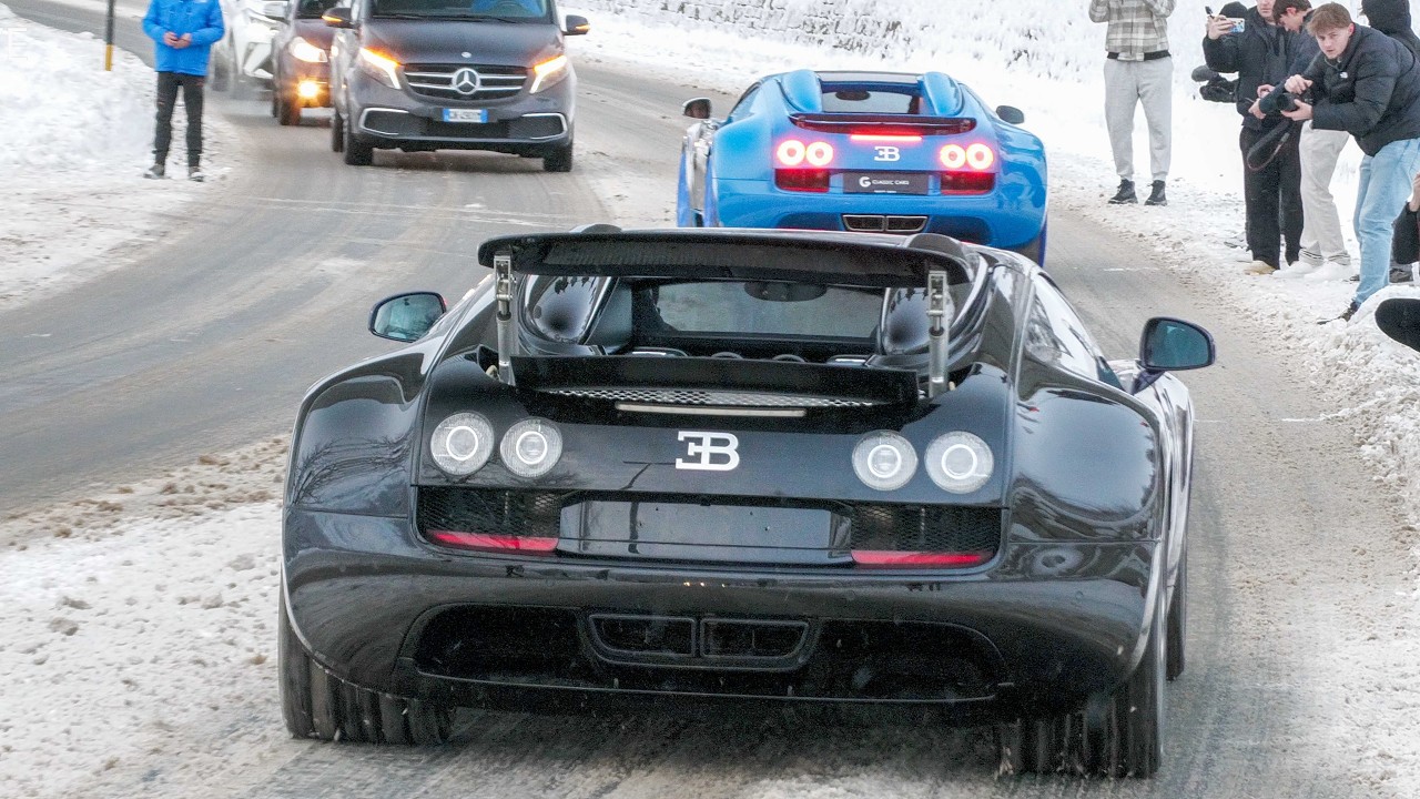 The Bugatti Veyron Legends in St. Moritz!