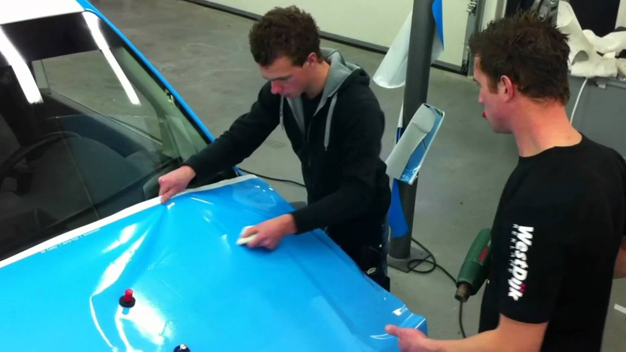Car Wrap / Belettering VW Caddy - Part 1