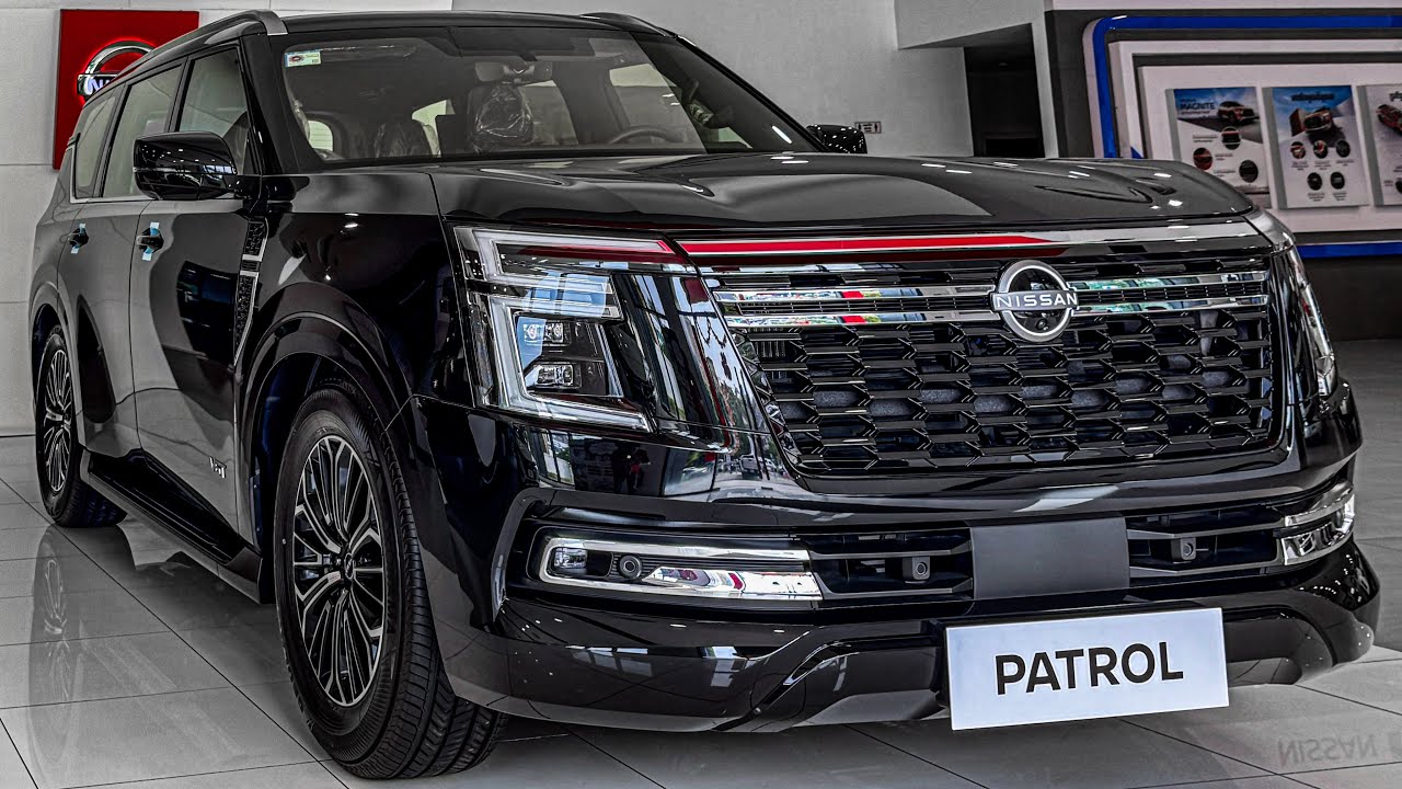 All New 2026 Nissan patrol Black platinum V6   8 Seater King of Luxury SUV!