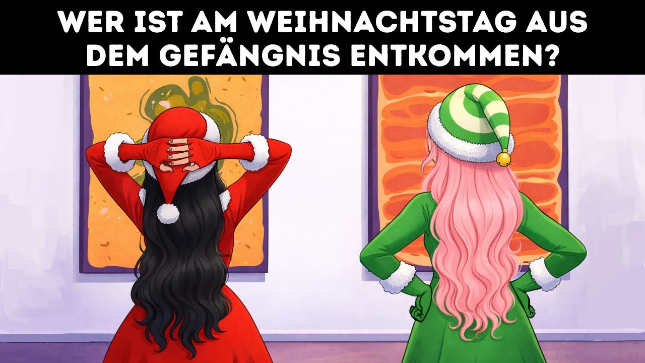 Weihnachtsrätsel, die nur scharfsinnige Köpfe lösen können