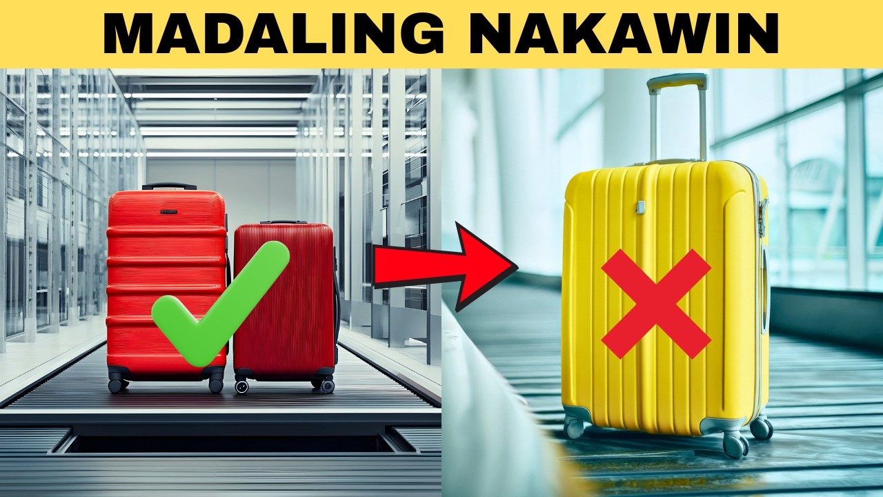 10 Airport Luggage Hacks na AYAW Ipaalam ng Airlines (Huwag Mawalan ng Maleta!)