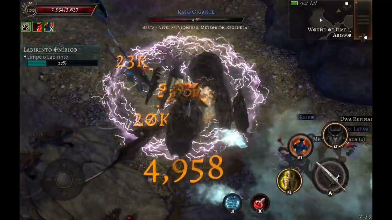 ONIRO - Best Berserker Build/Full Attack Speed + Insane Passive Skills| Abyss Mode - LVL 100 - ptbr 