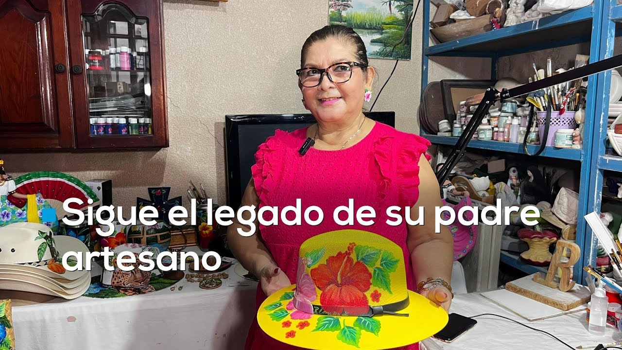 #EmprendiendoAndo |  ¡Arte que inspira! Rosario nos enseña a pintar sombreros a mano alzada
