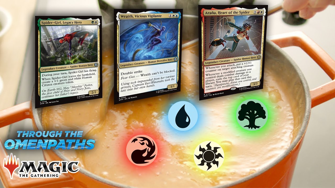 FOUR COLOR SPIDER SOUP - Magic: The Gathering Through The Omenpaths Draft