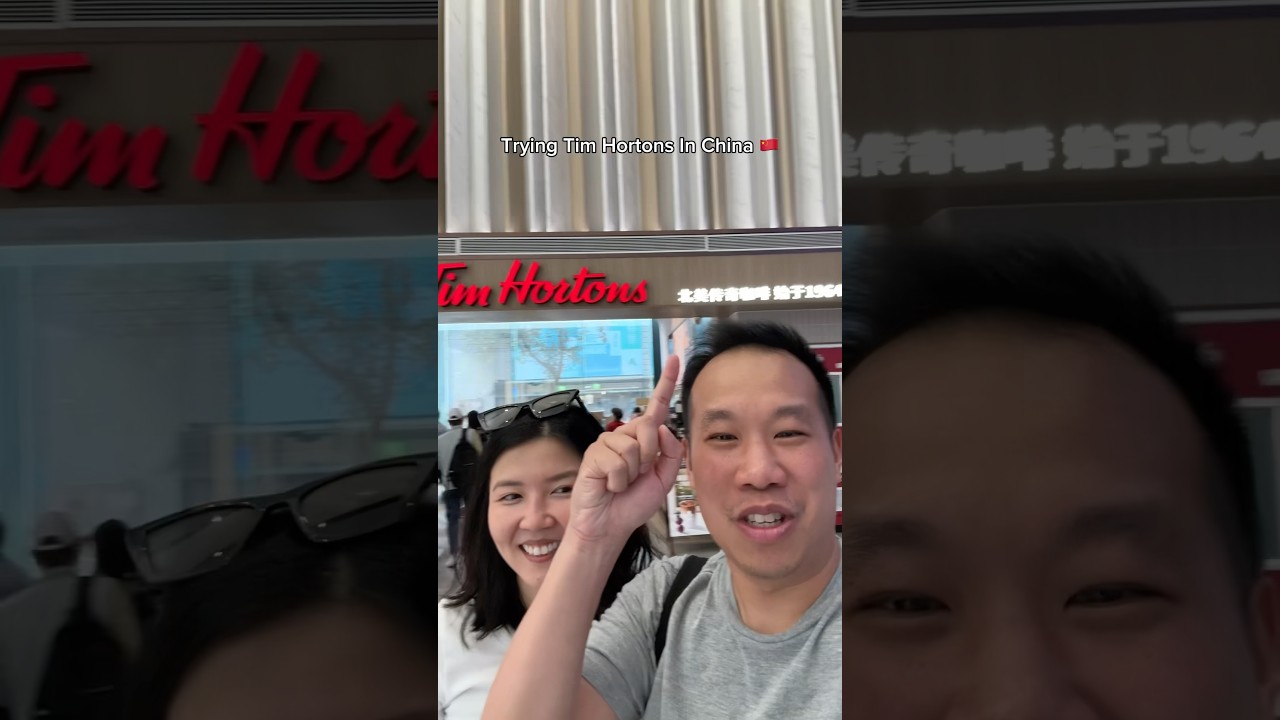 Trying Tim Hortons In China 🇨🇳