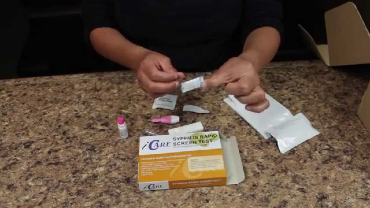 Syphilis home test kit - Usage Instructions