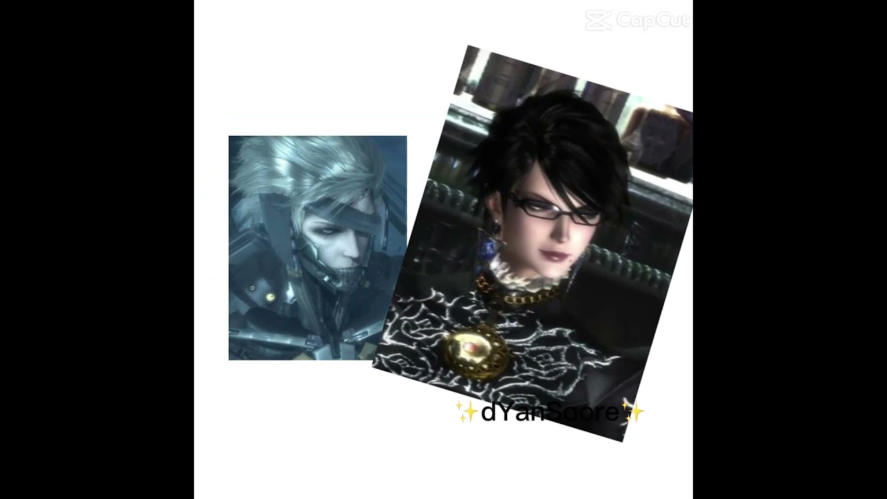Raiden And Bayonetta #bayonetta #metal￼gearrising