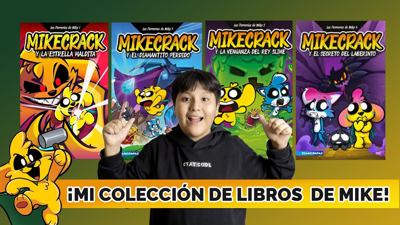 🔍 ¡LOS 4 LIBROS DE MIKECRACK! ¿Cuál es el mejor? 📚🔥