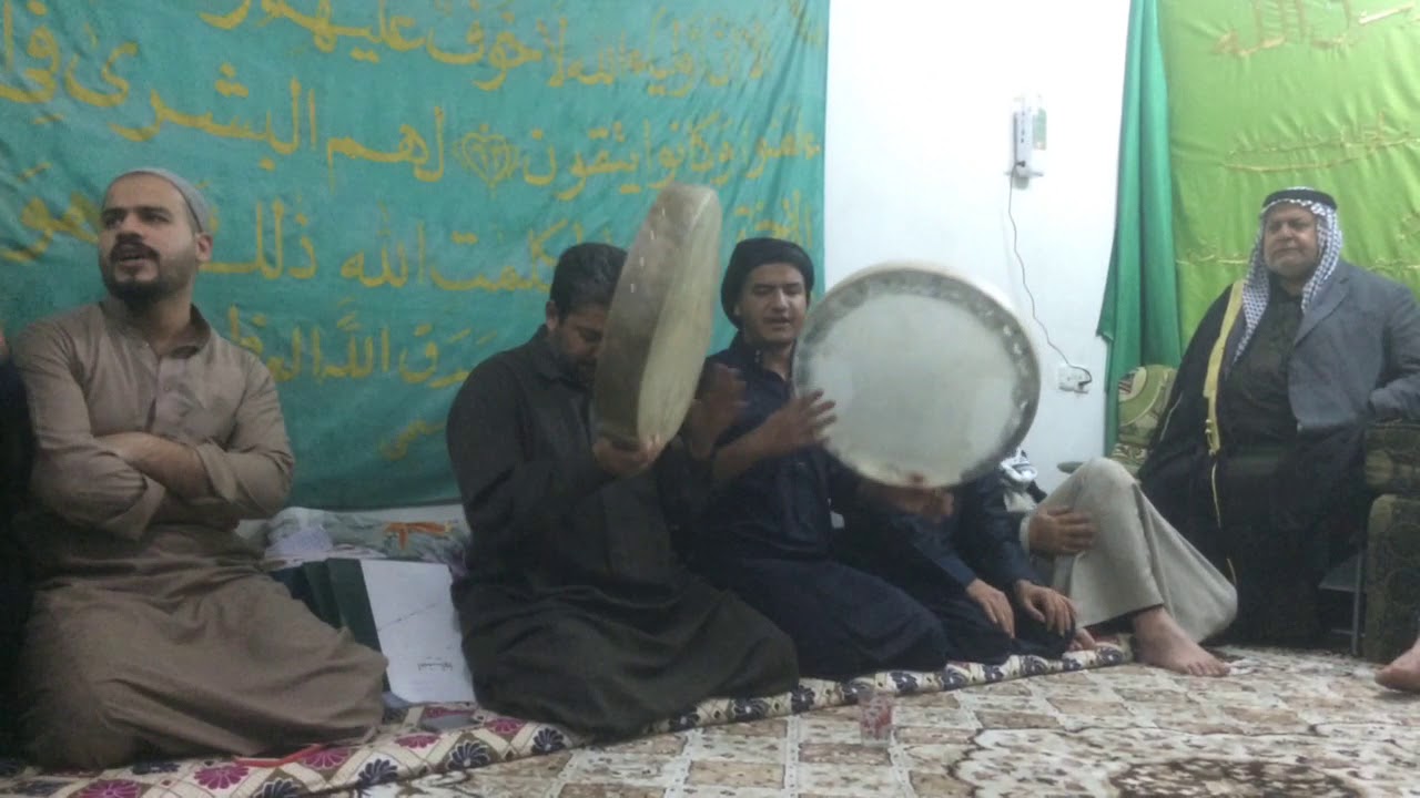 مديح عيسى العبود في دار السيد يونس العيثاوي نعمين من العلويه