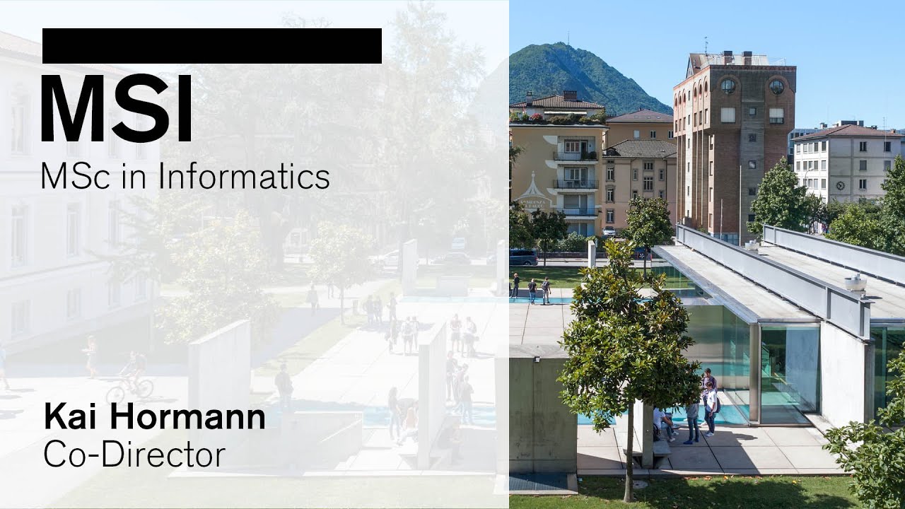 Master in Informatics - Online Info Week 2020