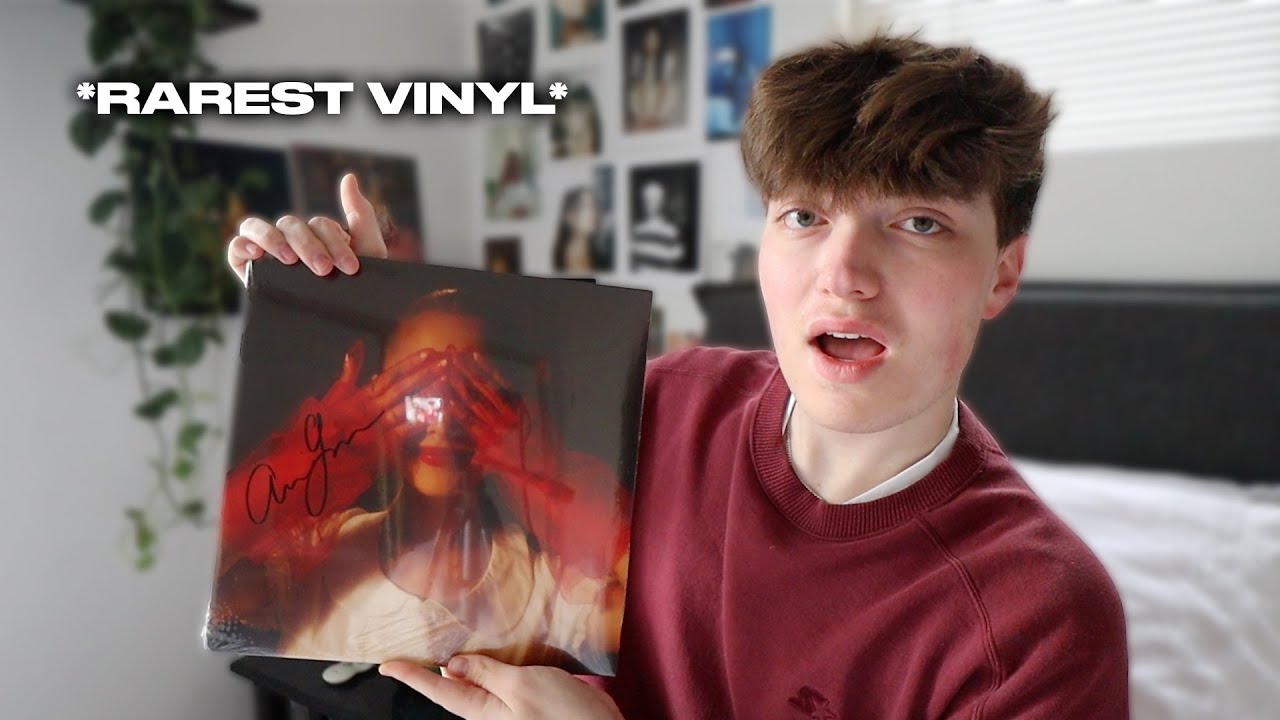 *THE RAREST ARIANA GRANDE VINYL* Eternal Sunshine SIGNED Vinyl Unboxing by Ariana Grande!