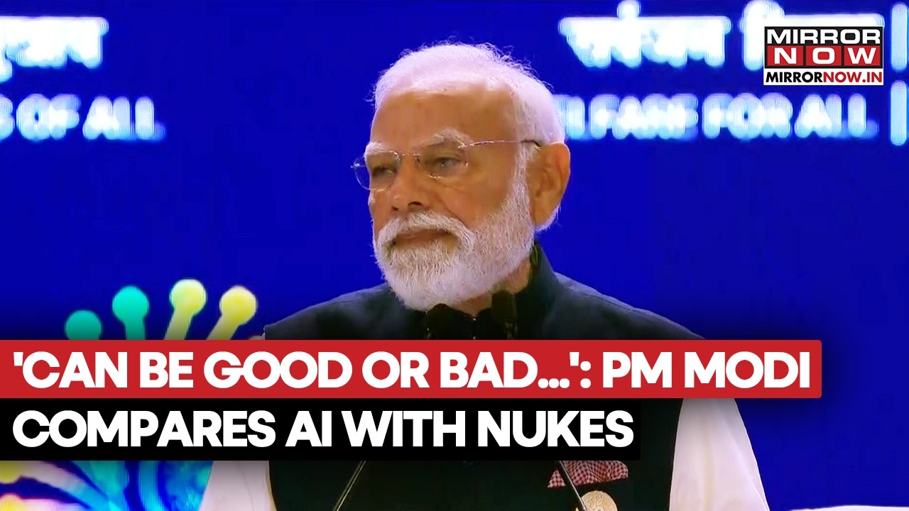 PM Modi Warns Against Unethical Use Of AI, Compares Artificial Intelligence To Nuclear Technology