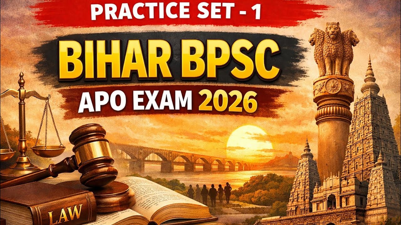 Bihar BPSC APO Exam 2026 | practice set -1 | Previous year | PAPER-2