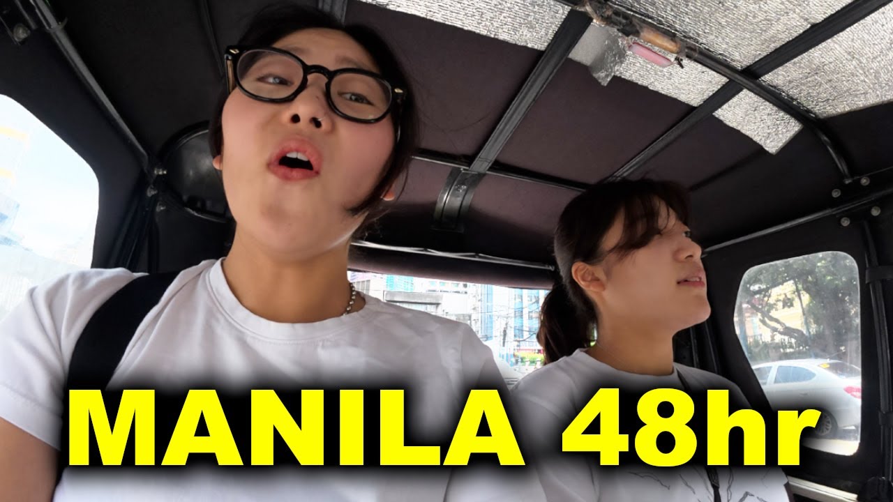 My Korean Friend’s First Time in 🇵🇭  | Jollibee, Chinatown, Intramuros..